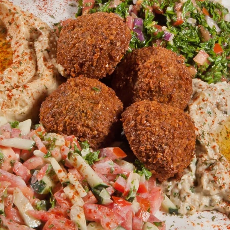 Fresh Mediterranean Salads: Shawarma, Falafel, and More