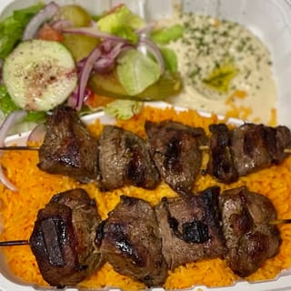 Lamb Shish Kebab Entree